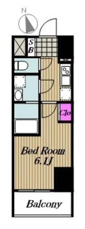 エスタート品川戸越IIの物件間取画像